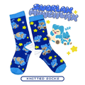 Knitted Snorlax-Munchlax "Sleepy" Socks