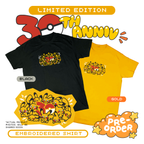 PRE-ORDER [Limited Edition] Embroidered Pikachu 30th Anniversary Shirt (Group ver.)