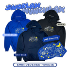 Embroidered Snorlax-Munchlax "Keep Dreaming" Hoodie