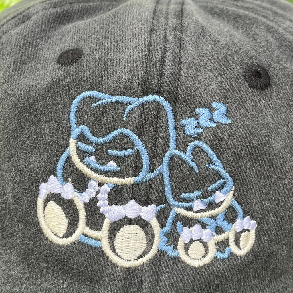 Embroidered Snorlax-Munchlax "Sleepy" Cap