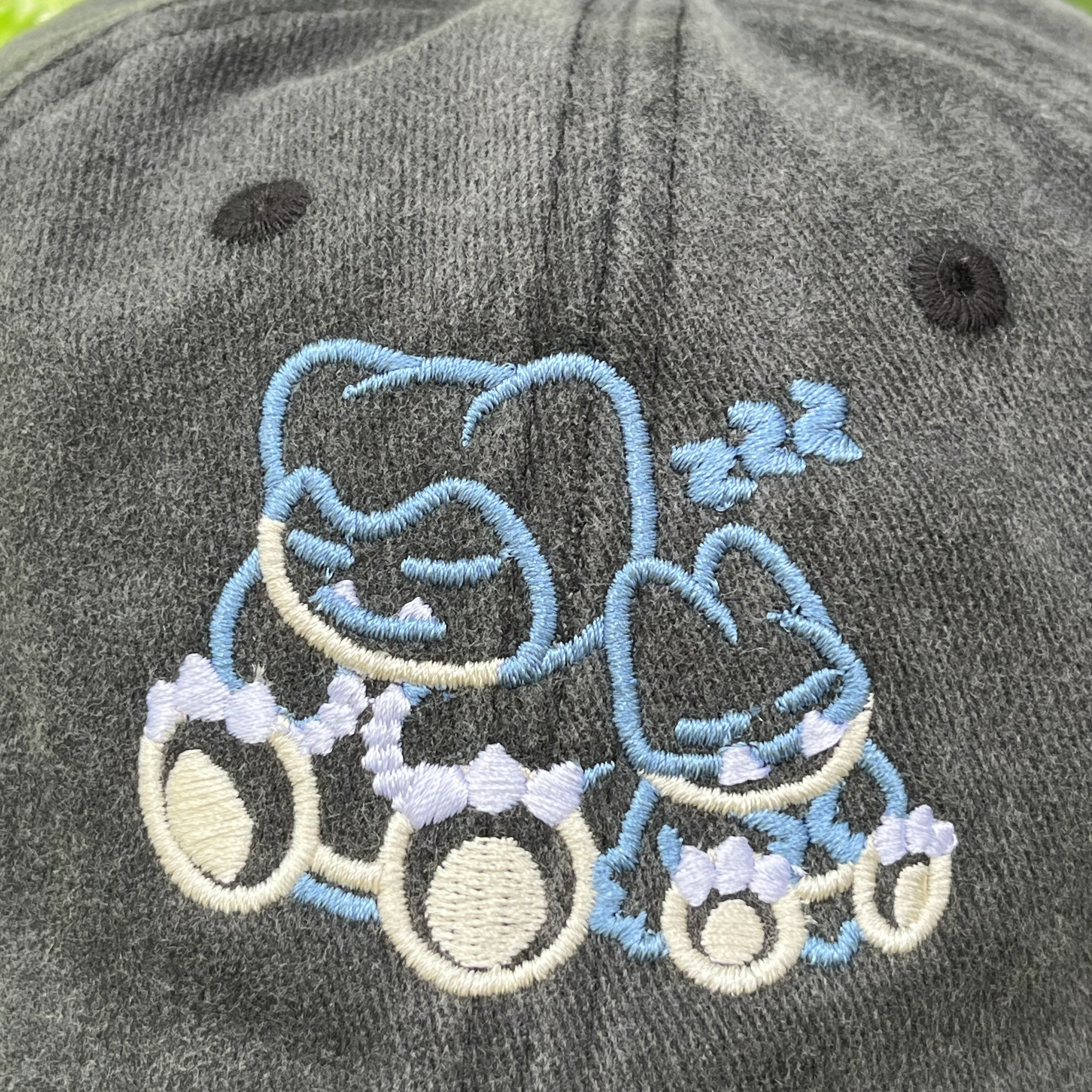 Embroidered Snorlax-Munchlax "Sleepy" Cap