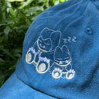 Embroidered Snorlax-Munchlax "Sleepy" Cap
