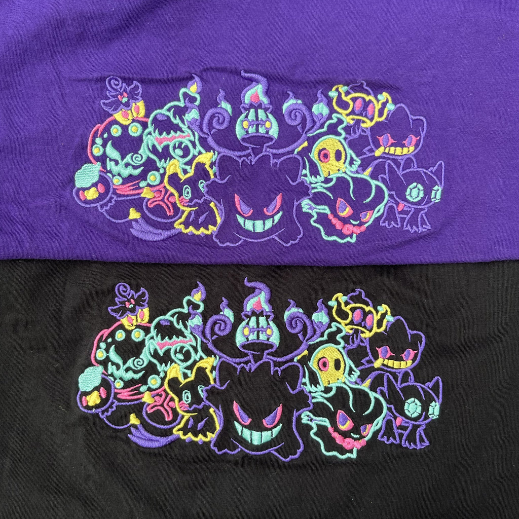 Embroidered Ghost-type Shirt