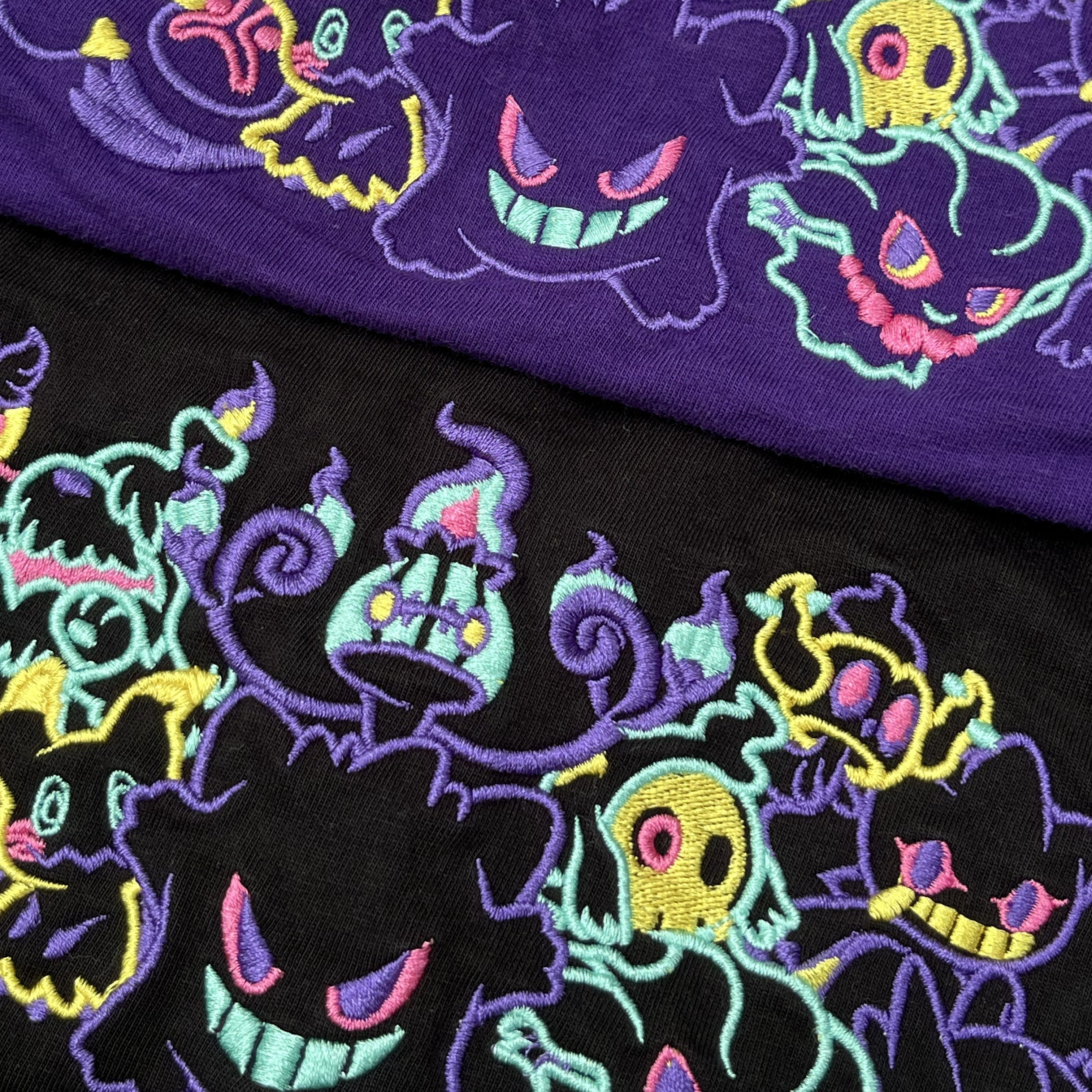 Embroidered Ghost-type Shirt