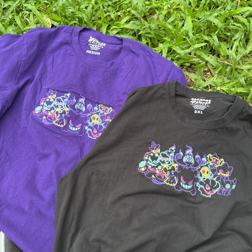 Embroidered Ghost-type Shirt